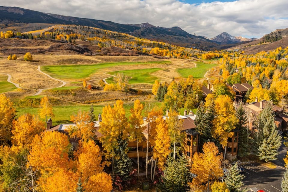 The Villas at Snowmass Club with Fall Mountain Views