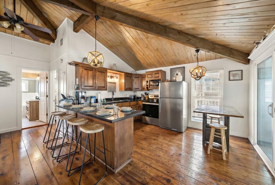 Whip up delicious meals in this charming kitchen