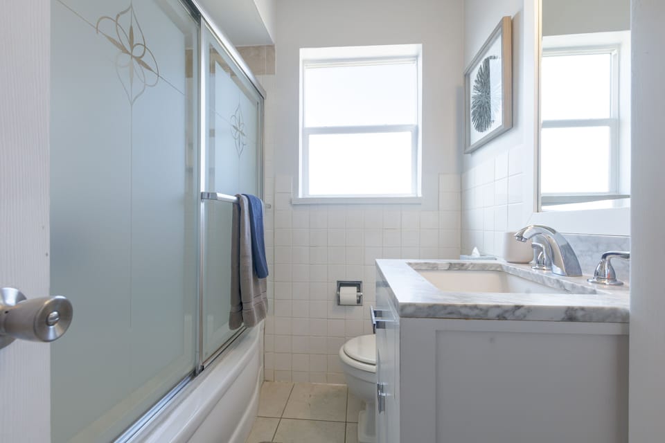 Bathroom with Bathtub and Shower 