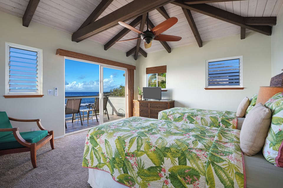 GBR - TWIN BEDS/OCEAN VIEW/PRIVATE LANAI/AC