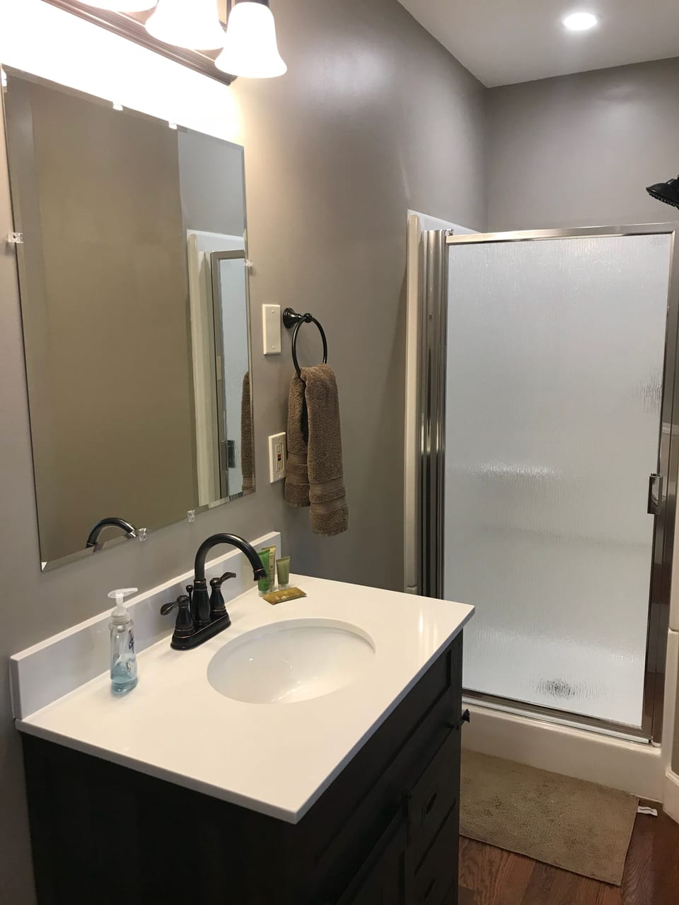 Bathroom with stand up shower Main Level