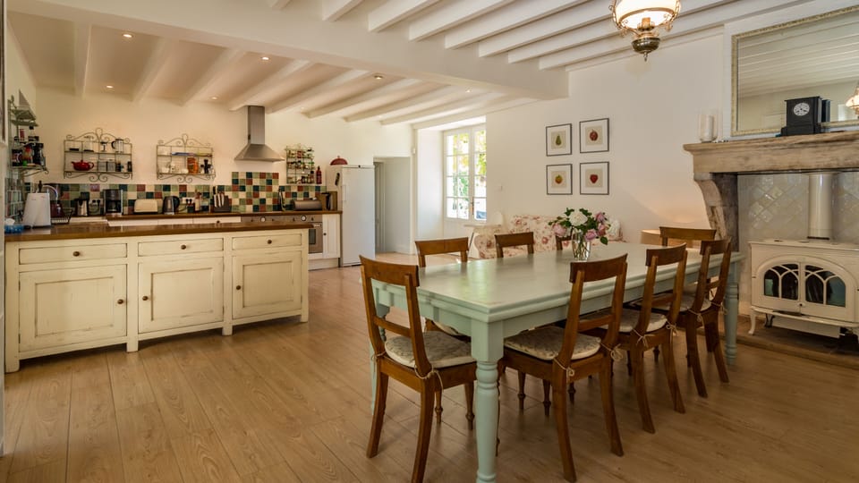 Kitchen diner which leads out to terrace