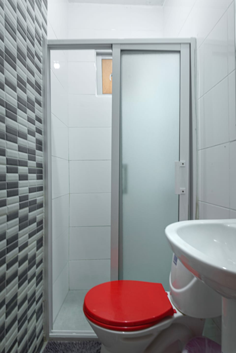 Bathroom with hot water