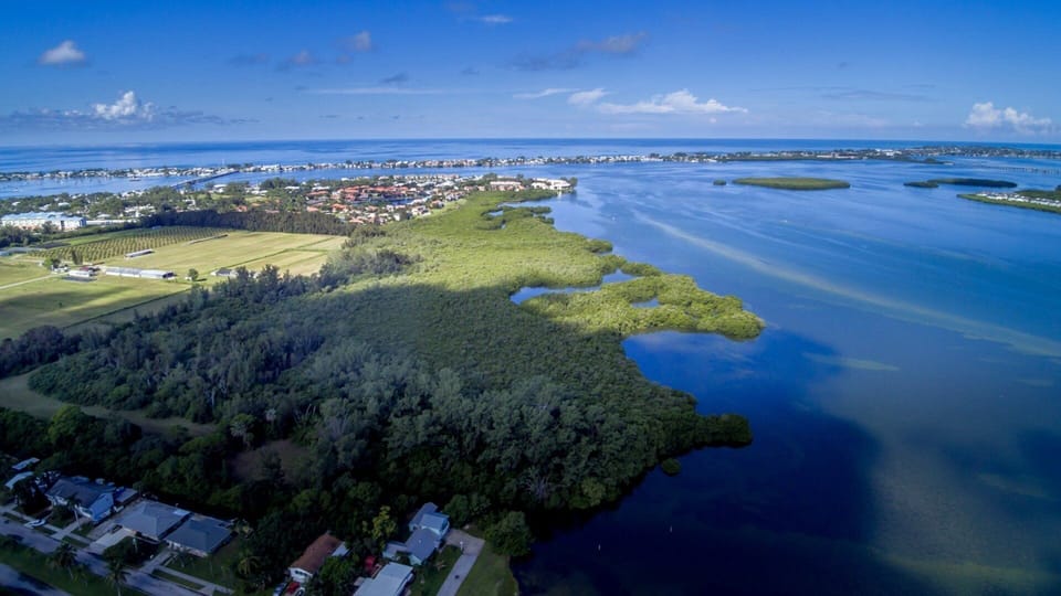 Water view to Anna Maria Island, just 2 miles