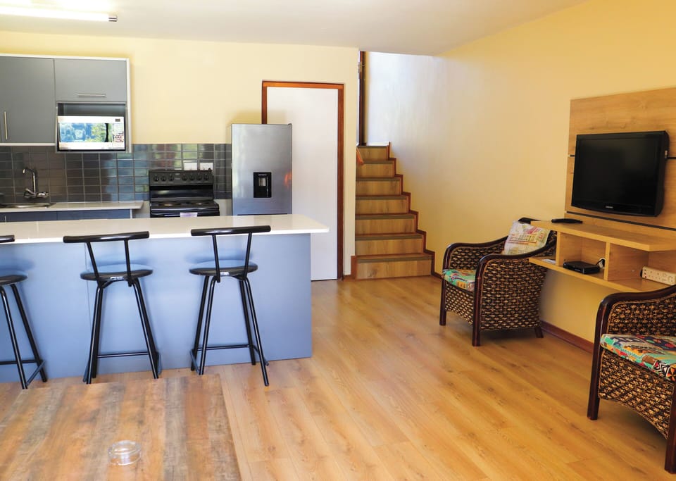 Standard Chalet, 2 Bedrooms | In-room safe, desk, laptop workspace, iron/ironing board