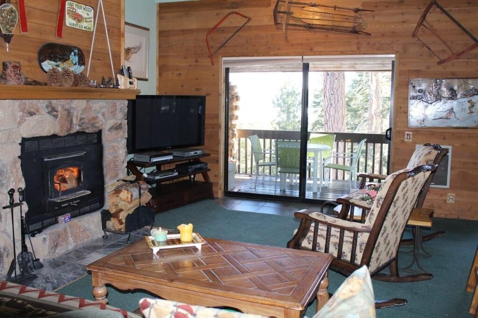 Enjoy the Fire, View and 50' High Definition Television