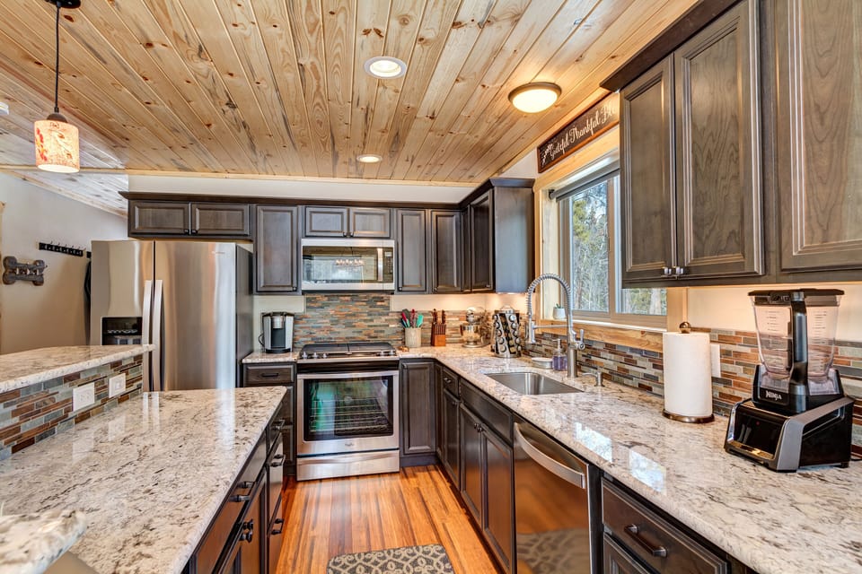 Gourmet "Cook's Kitchen" with every appliance including a Kitchenaid