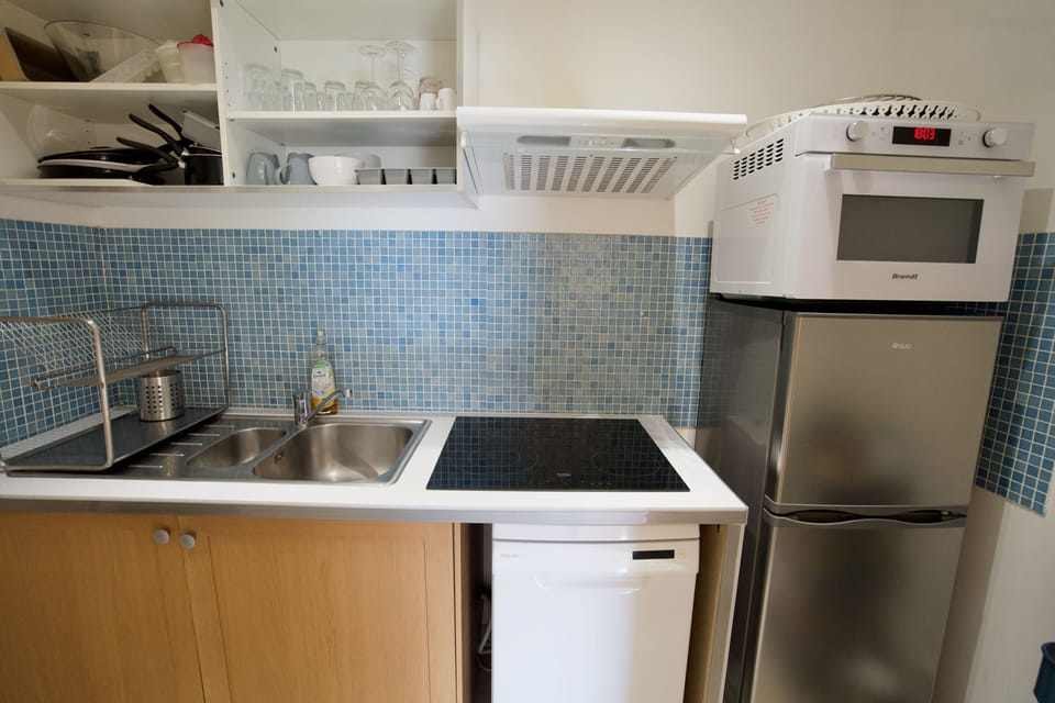 kitchen (fully equipped : fridge, oven with micro-wave function, dishwasher)