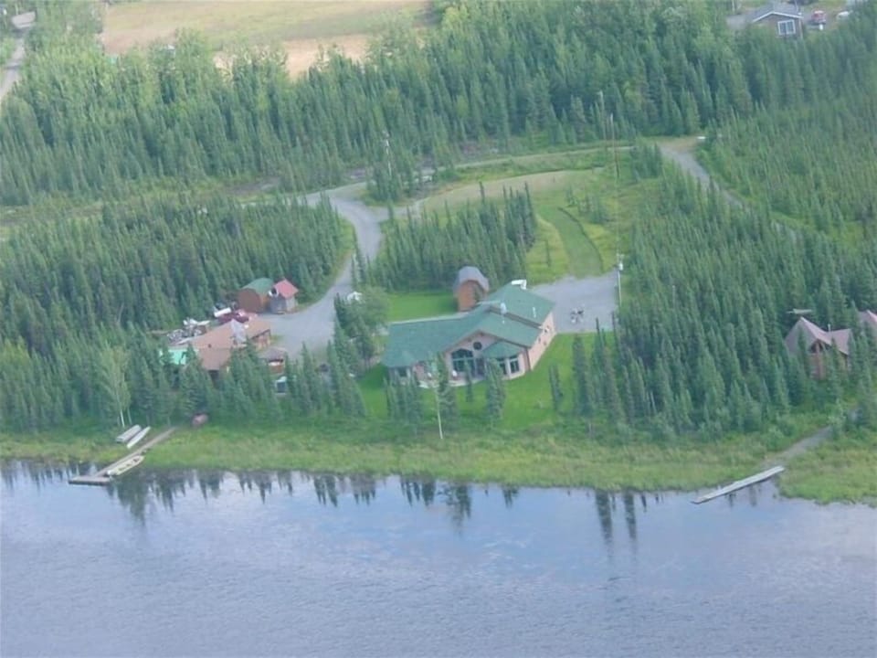 View of property from the airplane.