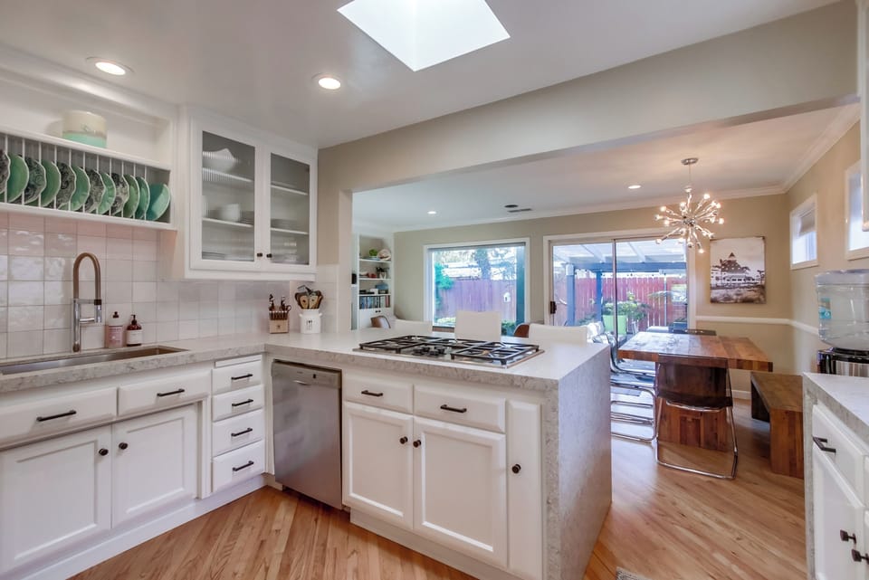 Fully stocked kitchen for all your cooking needs