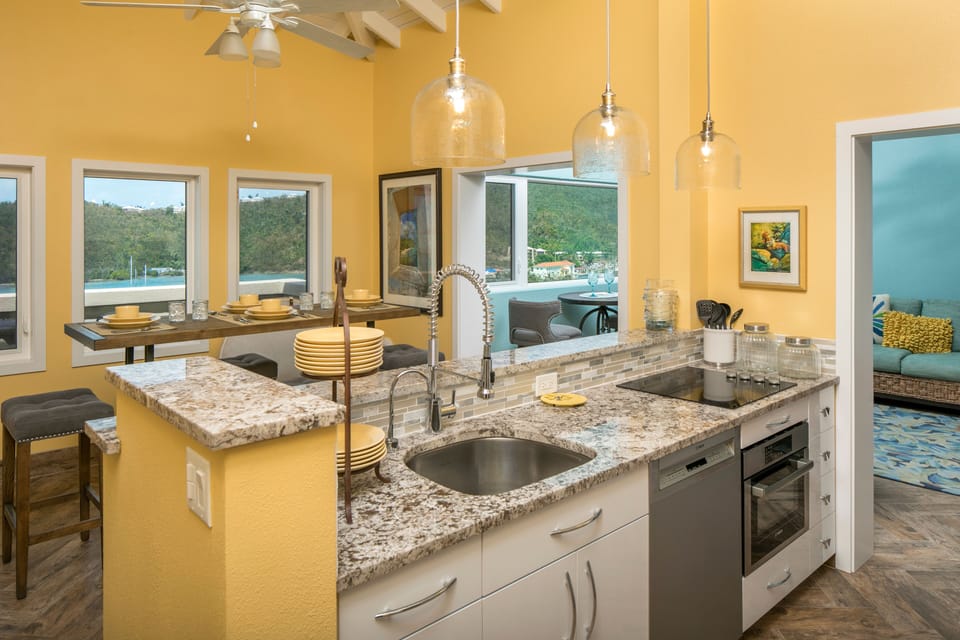 Kitchen looking out!