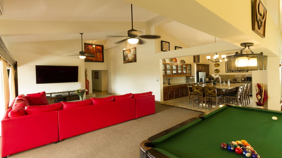 Billiards room with Sofa in background