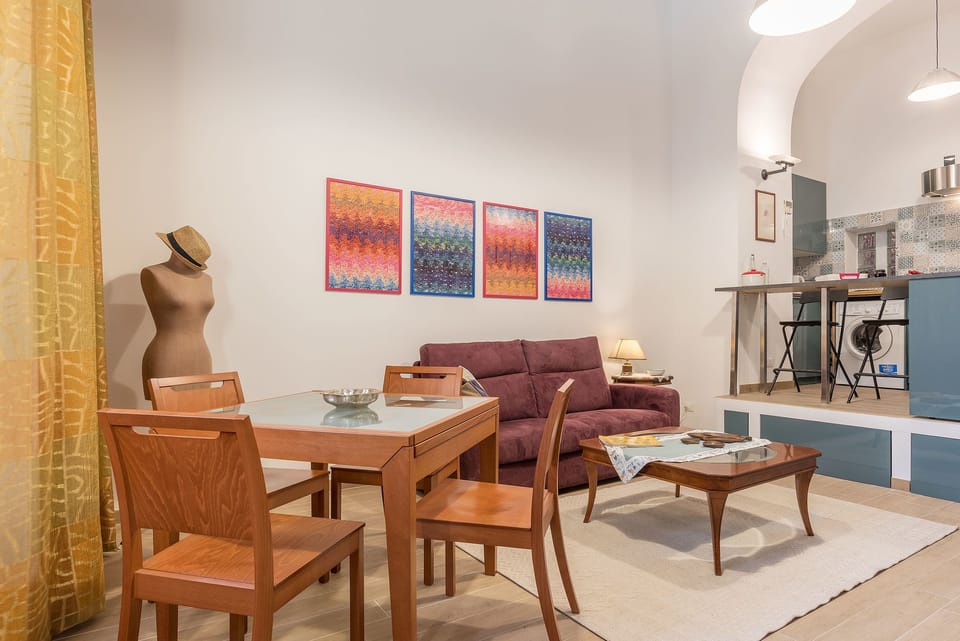Apartment, 1 Bedroom | Living area | Flat-screen TV