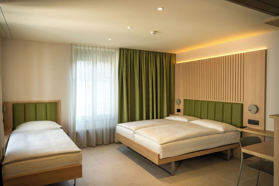 Standard Triple Room | Hypo-allergenic bedding available, desk, soundproofing, cribs (free)