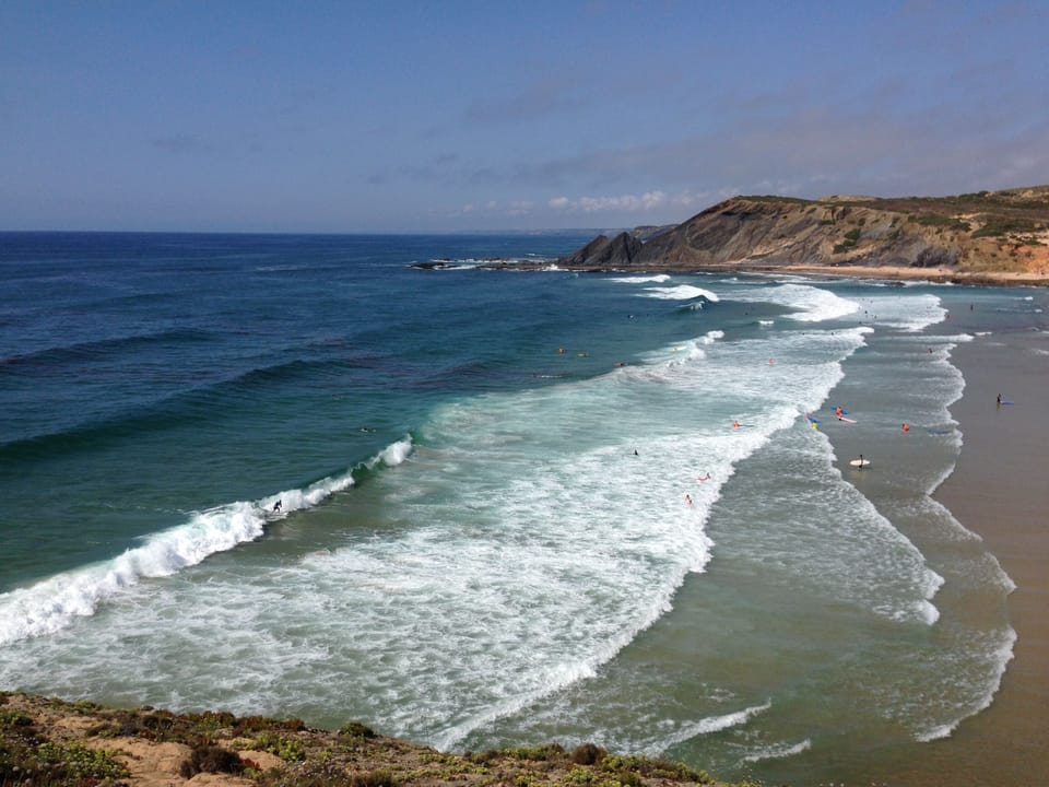 Praia da Amoreira, a stunning 35-minute drive from Lagos on Costa  Vicentina.