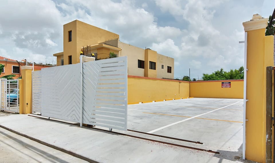 Free gated parking with remote control