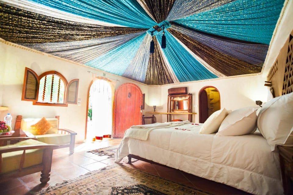 Blackout drapes, iron/ironing board (on request), WiFi (free)