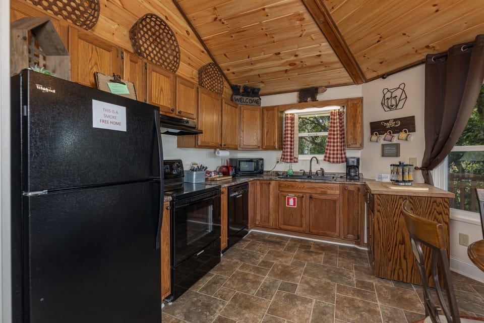 Fully stocked kitchen