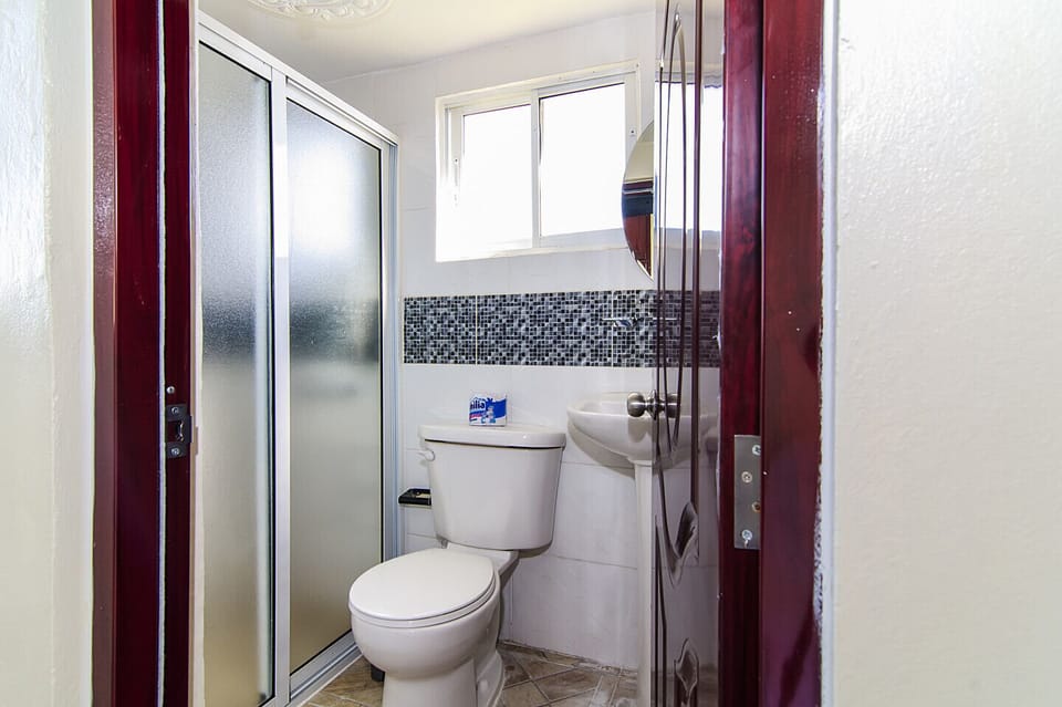 Private Bathroom with shower and hot water