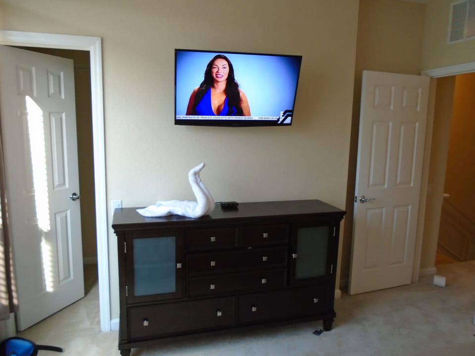 40" High Def in Master Suite.