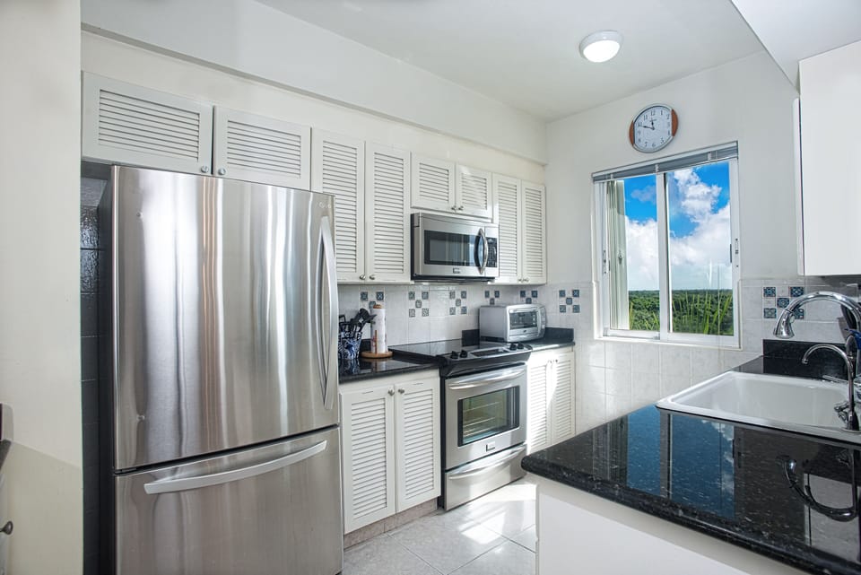 Gourmet kitchen with  new stainless steel appliances-equipped with everything
