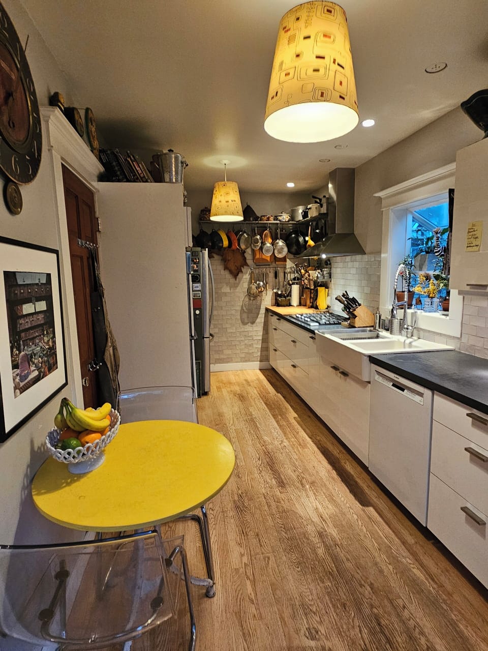 kitchen with table for 2 or 3