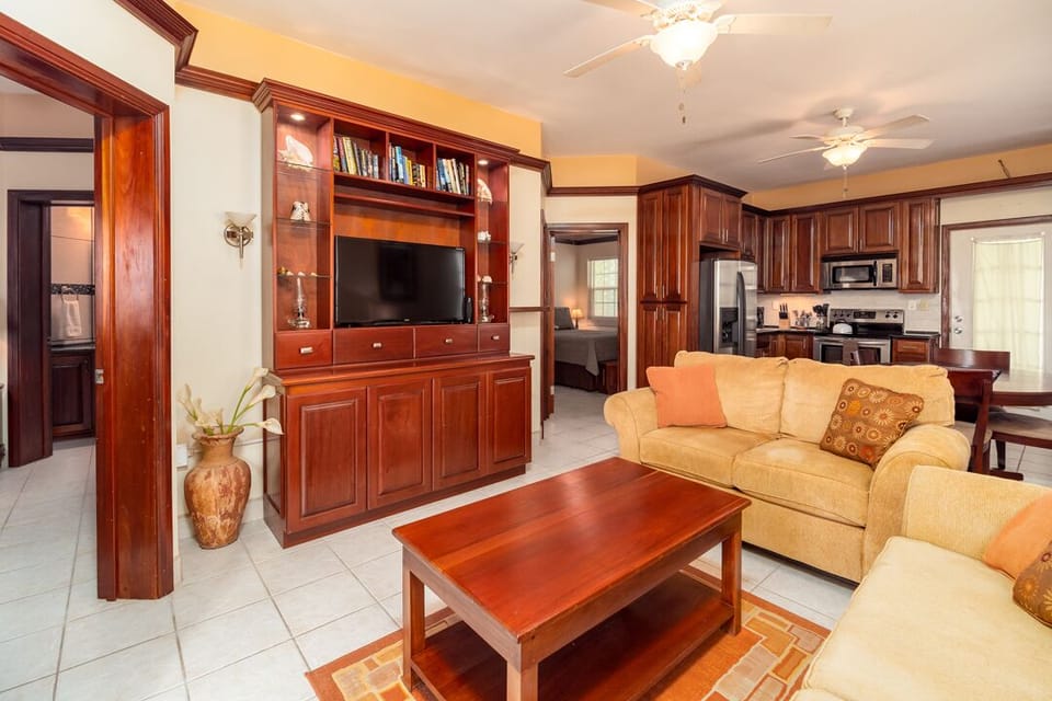 Open floor plan. Beautiful, local wood work.