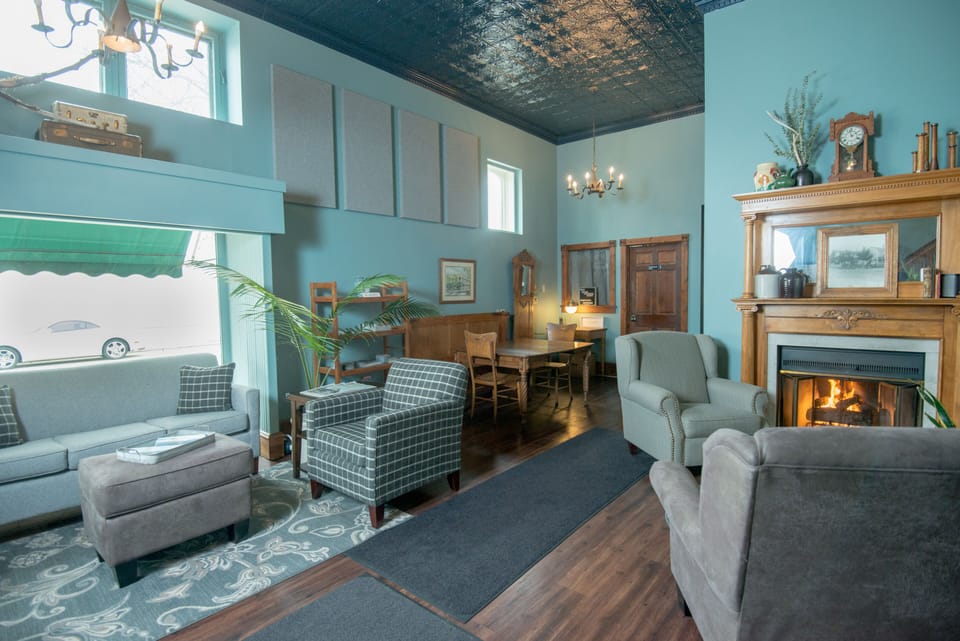 Lobby sitting area