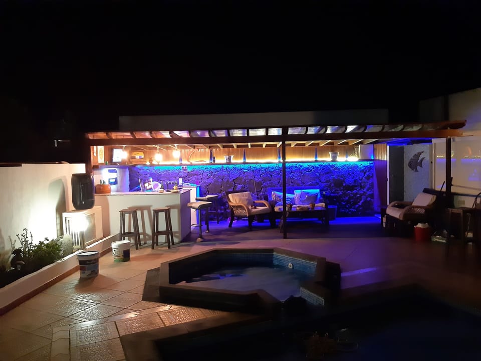 Pool Bar at Night