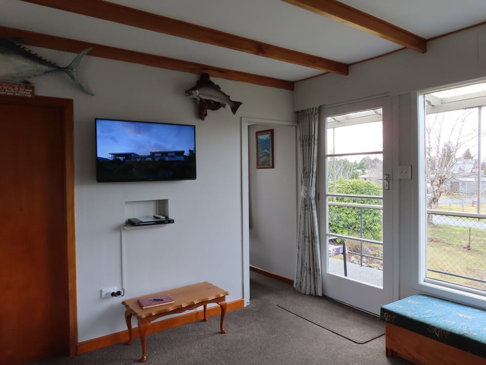 40" TV living area