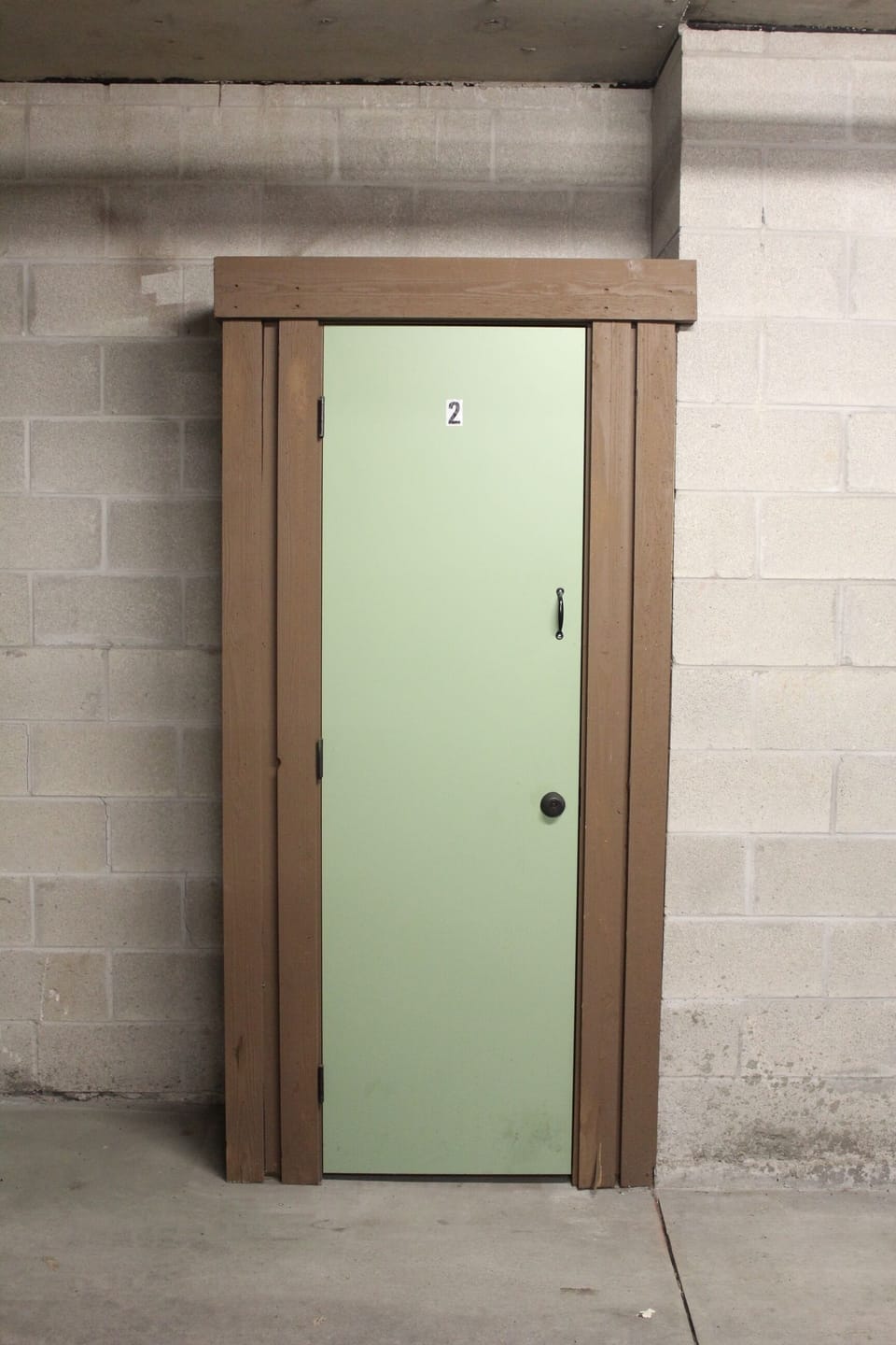 Private ski locker for unit 2.