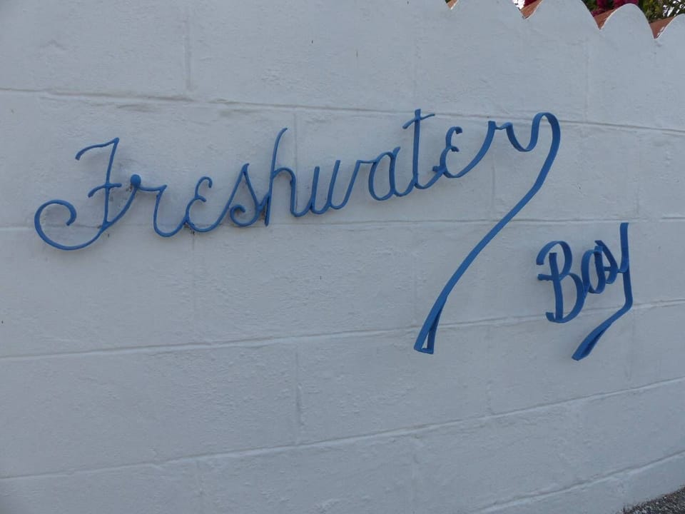 Freshwater Bay Entrance Wall