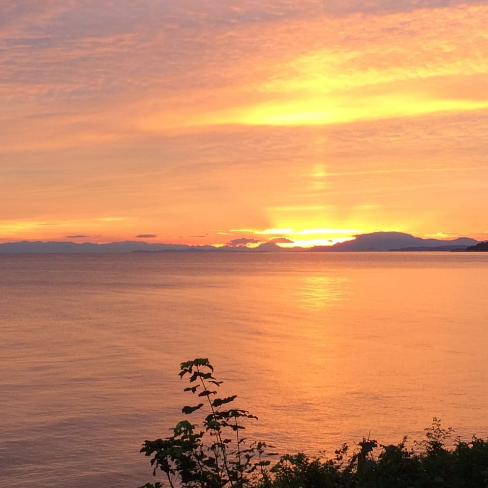 Sunset from the secluded beach 2 minutes down the road. 