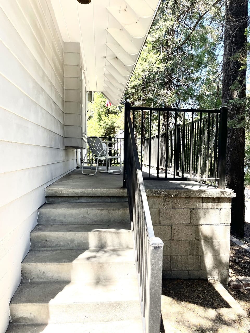 Front patio steps