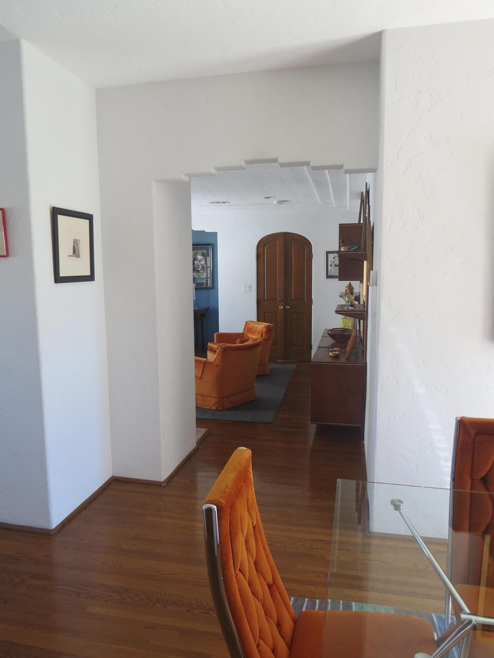 dining room to living room