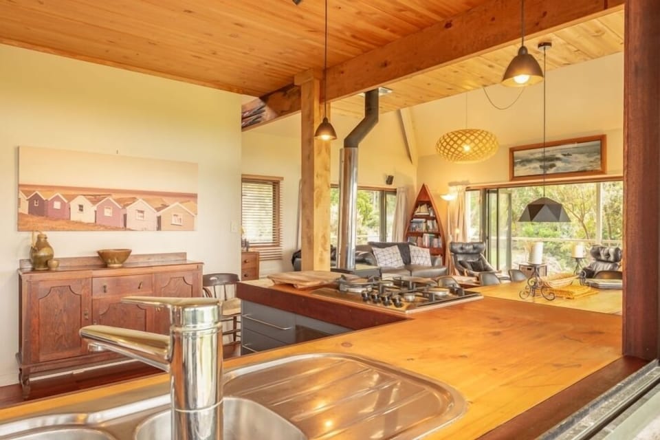 Kitchen view back to the lounge