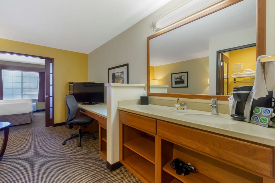 Suite, 1 King Bed, Non Smoking, Refrigerator & Microwave (with Sofabed) | In-room safe, desk, iron/ironing board, WiFi