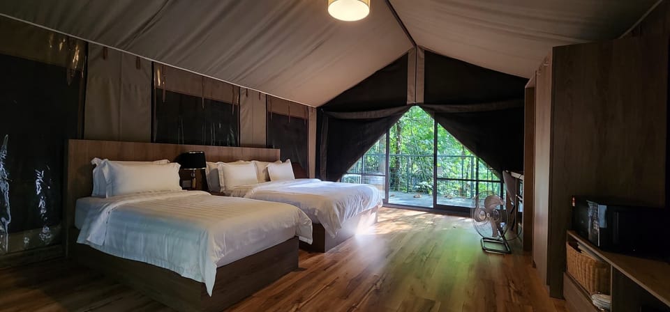 Safari Tent (3 pax) | Minibar, in-room safe, desk, laptop workspace