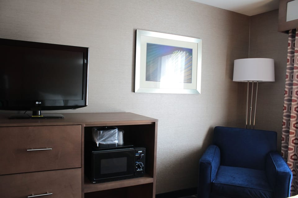 50-inch TV with cable channels