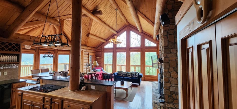 Welcome to The Love Nest, upstairs is kitchen, dining and living room  