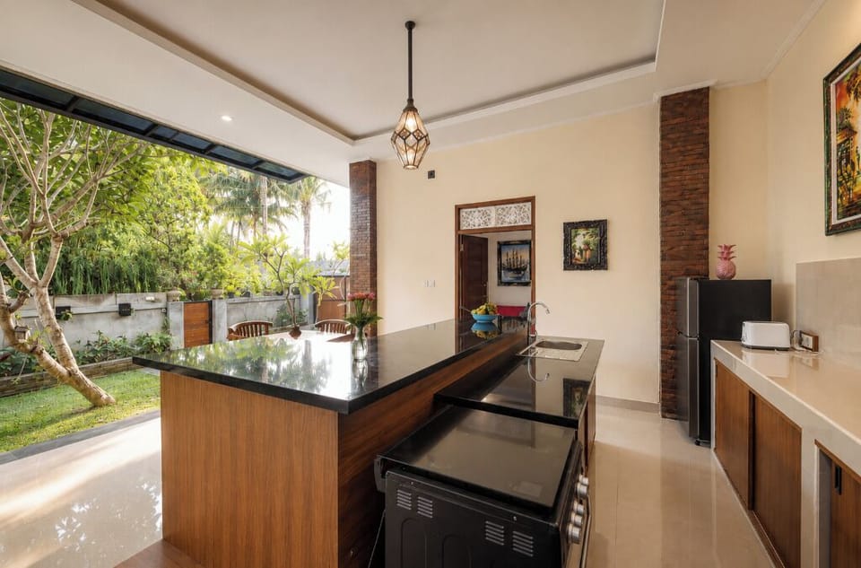 Villa, 2 Bedrooms, Private Pool | Private kitchen | Fridge, stovetop, toaster, cookware/dishes/utensils