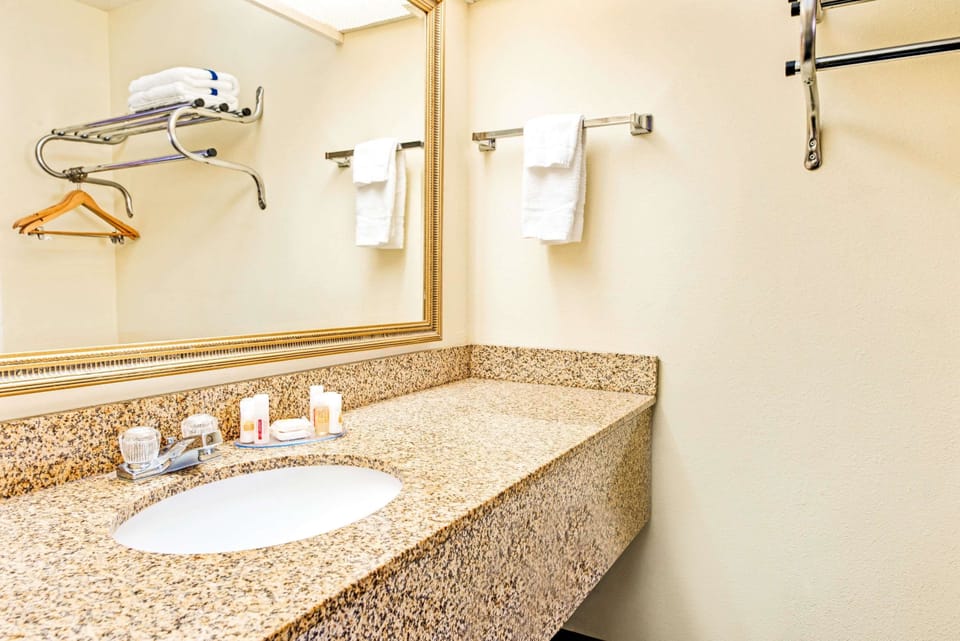 Hair dryer, towels