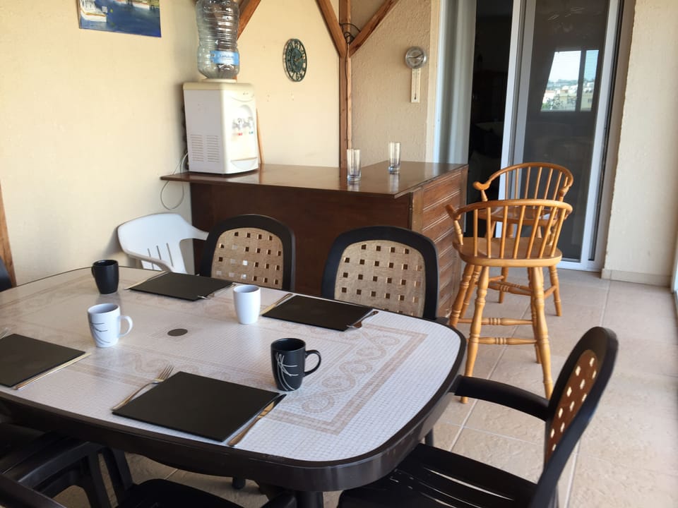Gazebo dining area 