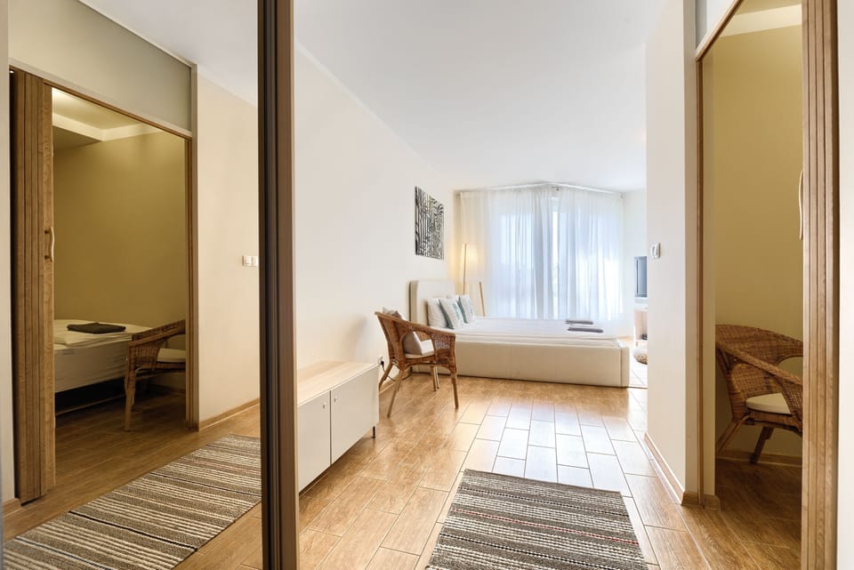 Apartment, Multiple Beds, Accessible, Non Smoking | Living area | 42-inch flat-screen TV with cable channels, TV