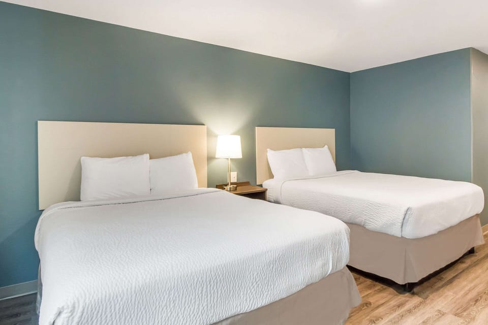 Room, 2 Queen Beds, Accessible, Non Smoking | Desk, laptop workspace, iron/ironing board (on request), WiFi (free)