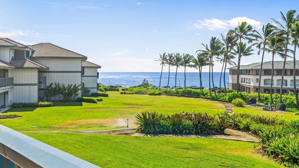 Poipu Sands at Poipu Kai Resort #324 - Ocean View Lanai View - Parrish Kauai