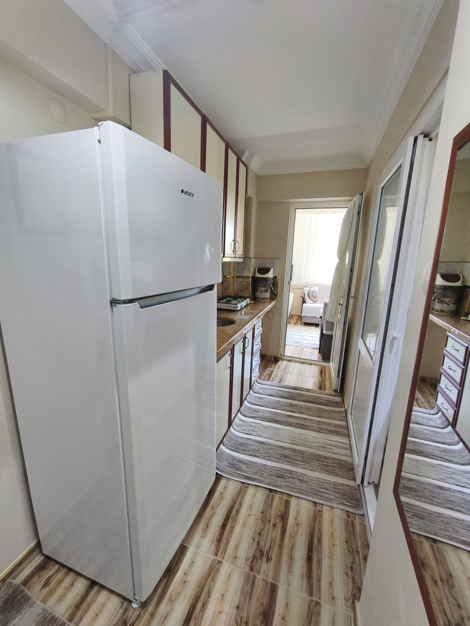 Family Room | Private kitchen | Coffee/tea maker, full-size fridge, oven, stovetop