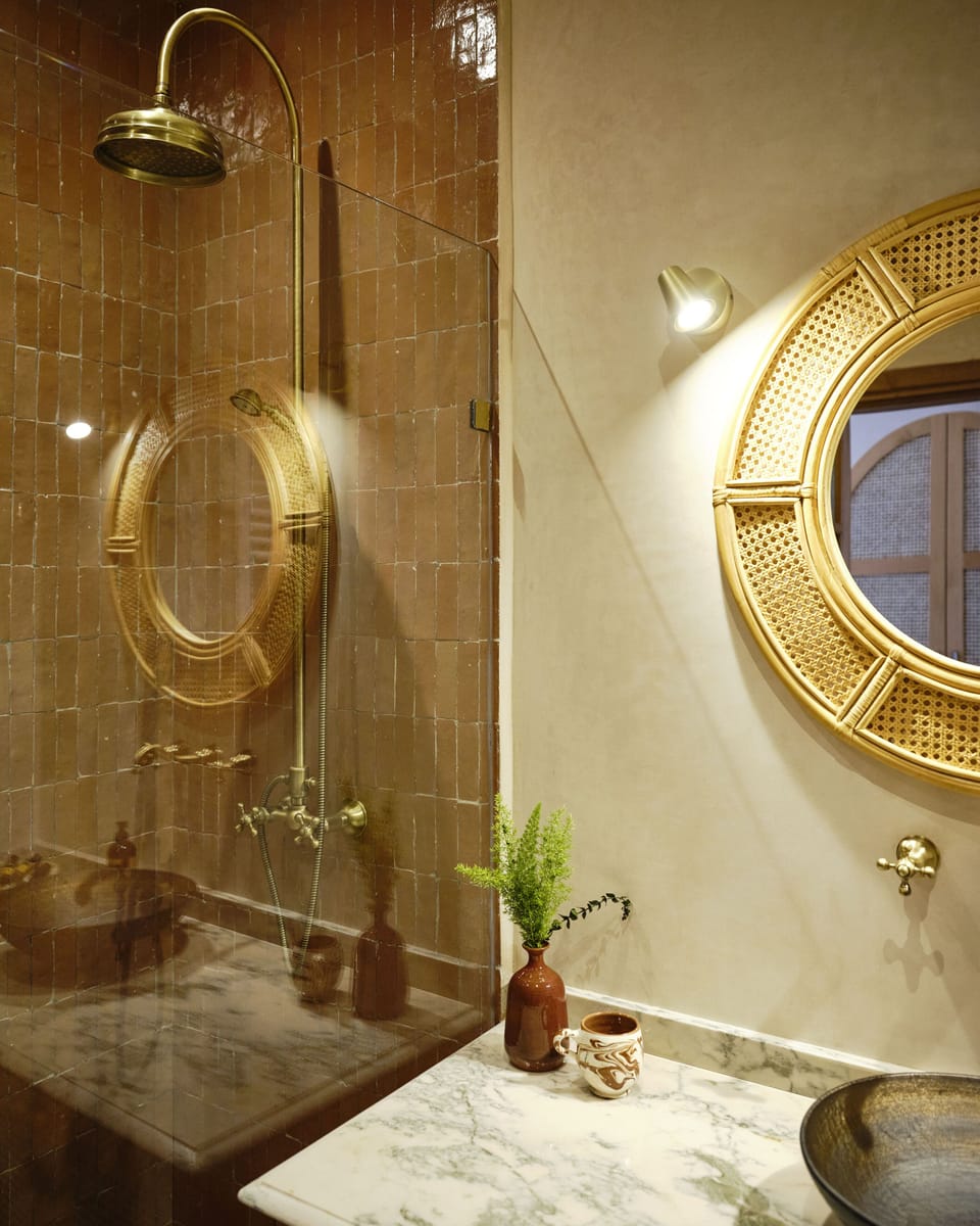 TOKYO SUITE | Bathroom | Shower, free toiletries, hair dryer, slippers