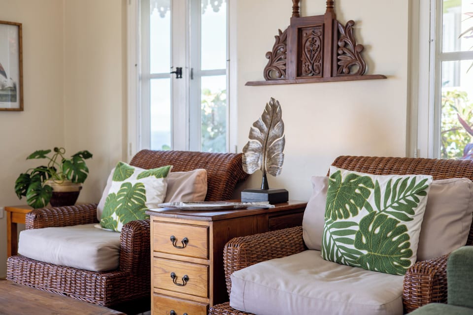 Relaxed tropical-inspired decor at Solaria