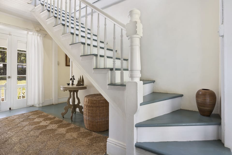 Front hall and stairway